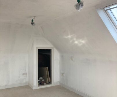Residential paintwork internal roof